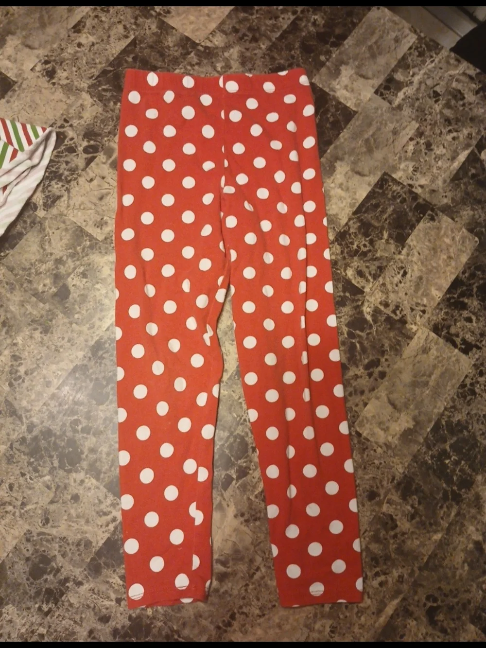 Bonnie Jean Red & Green Polka Dot Ruffle Holiday Set